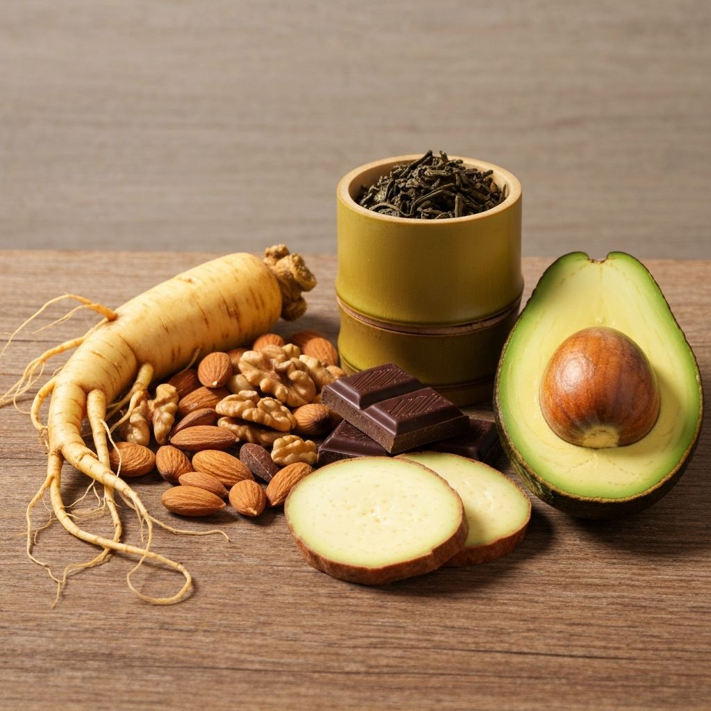 Natürliche Inhaltsstoffe für Energie